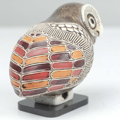 Statue Grecque de Hibou (Aryballos Corinthien)