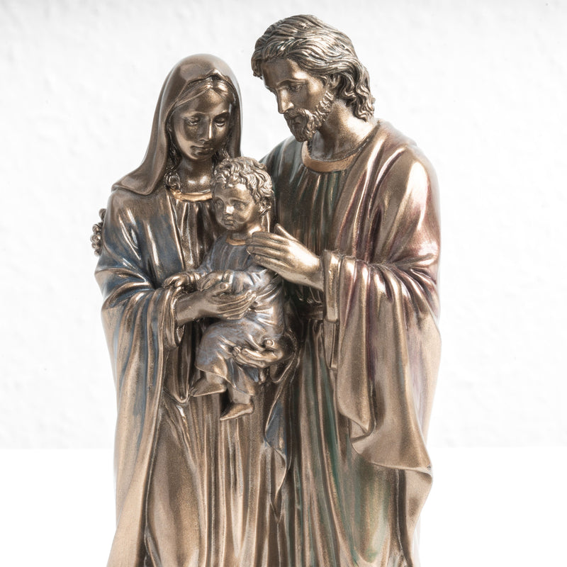 Statue de la Sainte Famille – Protectrice des Familles Chrétiennes (Sculpture en Bronze à Froid)