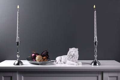 Statue de lion couché - sculpture en marbre