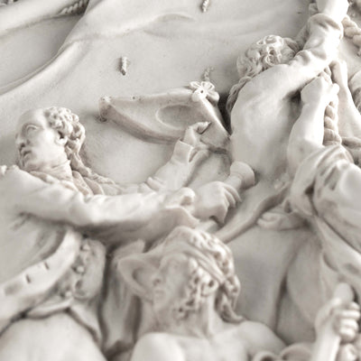 Bas-relief de la colonne Nelson – Sculpture murale en hommage au héros naval britannique