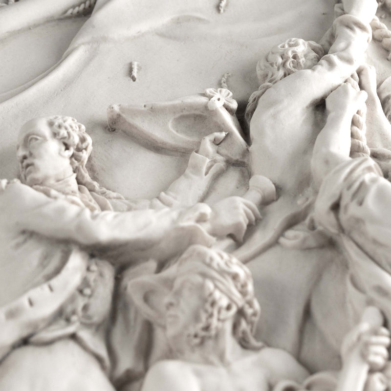 Bas-relief de la colonne Nelson – Sculpture murale en hommage au héros naval britannique