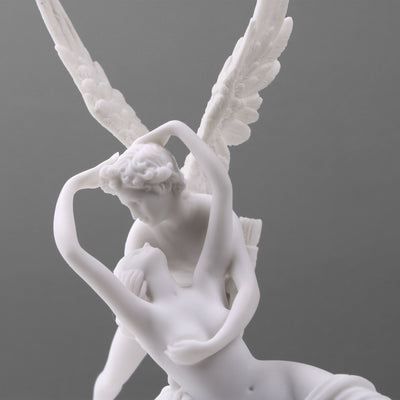 Sculpture Amour et Psyché (Statue blanche)