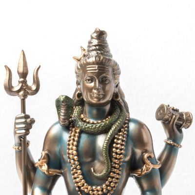 Shiva – Statue du Dieu Indien (Sculpture en bronze à froid)