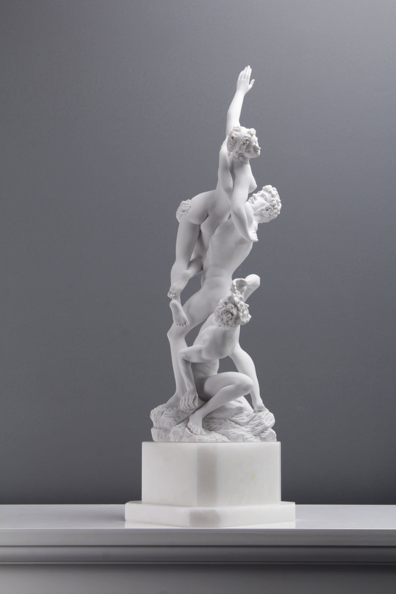 Statue Enlèvement des Sabines (Jean Bologne) - sculpture en marbre