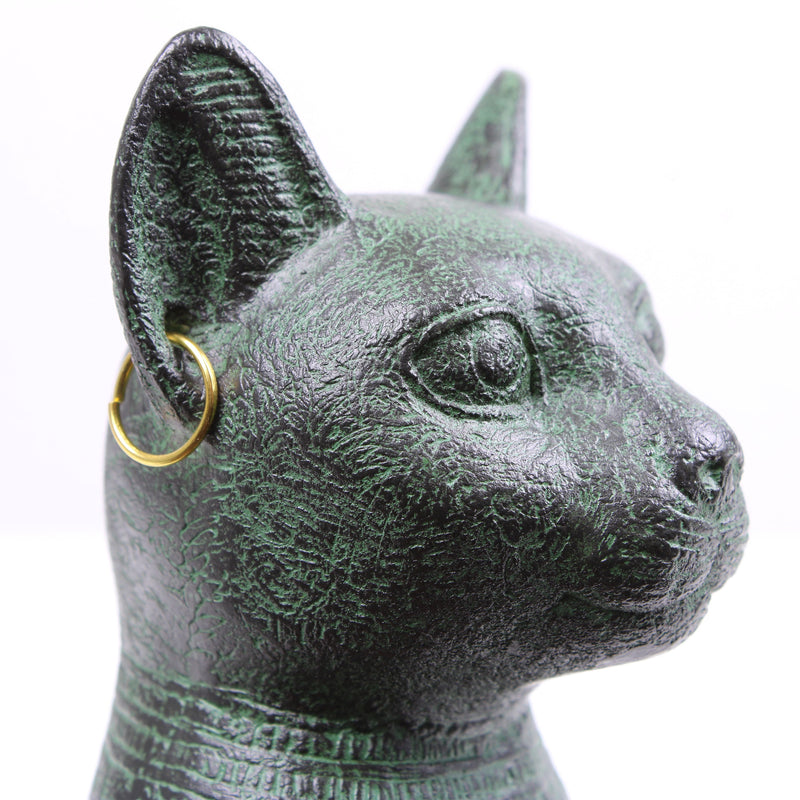 Statue de Bastet - Sculpture égyptienne en bronze coulé à froid