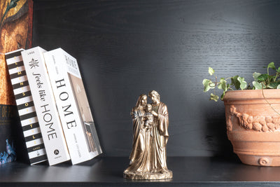 Statue de la Sainte Famille – Protectrice des Familles Chrétiennes (Sculpture en Bronze à Froid)