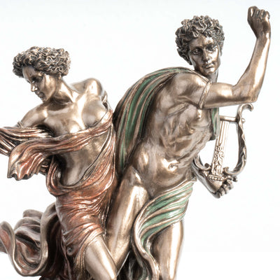 Statue d’Orphée et Eurydice – Fuyant les Enfers (Sculpture en Bronze à Froid)
