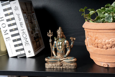 Shiva – Statue du Dieu Indien (Sculpture en bronze à froid)