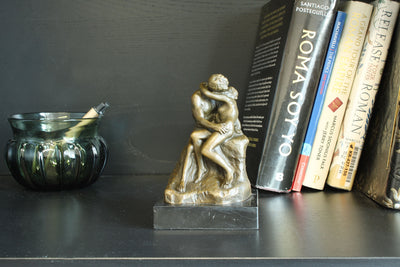 Sculpture Le Baiser (Couple Amoureux par Rodin - Statue en Bronze Coulé à Chaud)