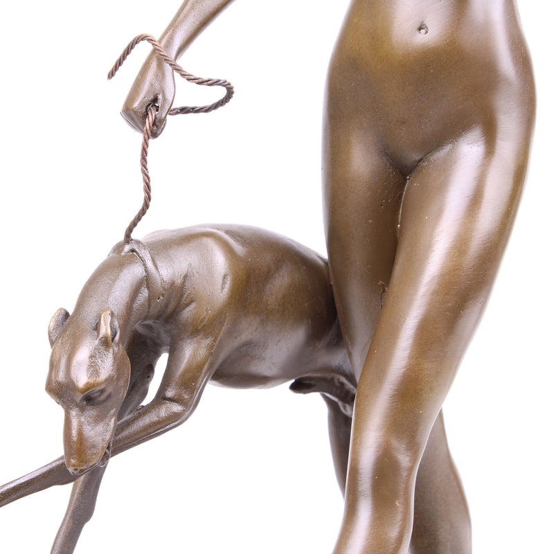 Statue de Diane en Bronze (Sculpture en Bronze Coulé à Chaud)