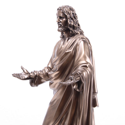 Statue de Jésus-Christ en prédicateur (Sculpture en bronze moulé à froid)