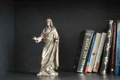 Statue de Jésus en Bronze (Sculpture en bronze coulé à froid du Christ)