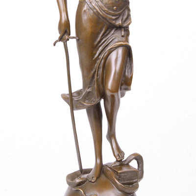 Statue de la Justice en Bronze (Sculpture en Bronze Coulé à Chaud)