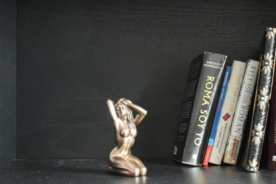 Statue Femme Nue (Sculpture sensuelle en bronze coulé à froid)