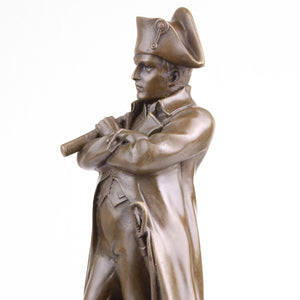 Statue de Napoléon en Général Militaire (Sculpture en Bronze Coulé à Chaud)