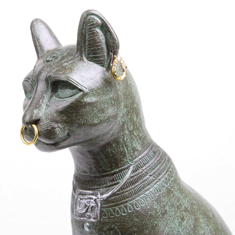 Statue du Chat Gayer-Anderson (Sculpture en bronze coulé à froid)