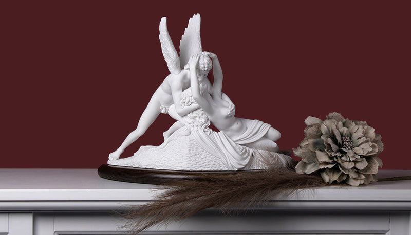 Sculpture Psyché ranimée par le baiser de l&