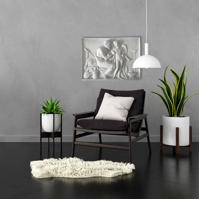 Bas-Relief Cupidon reçus par Anacreon - sculpture en marbre