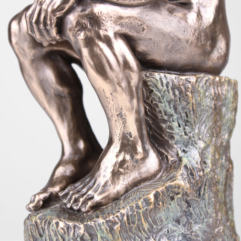 Statue Le Penseur de Rodin (Bronze coulé à froid)
