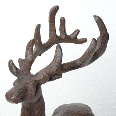 Statue de Cerf en Fonte – Symbole de Force et d’Élégance