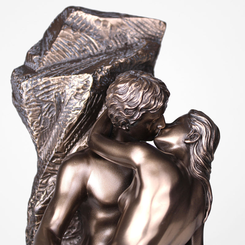 Statue Le Baiser de Rodin (Bronze coulé à froid)