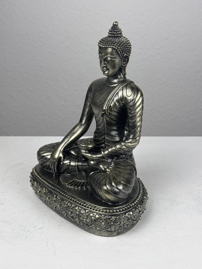 Statue de Bouddha Méditant (Finition bronze)