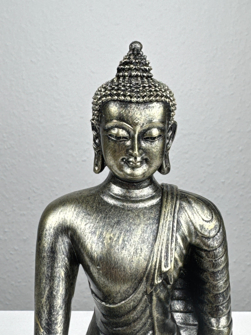 Statue de Bouddha Méditant (Finition bronze)