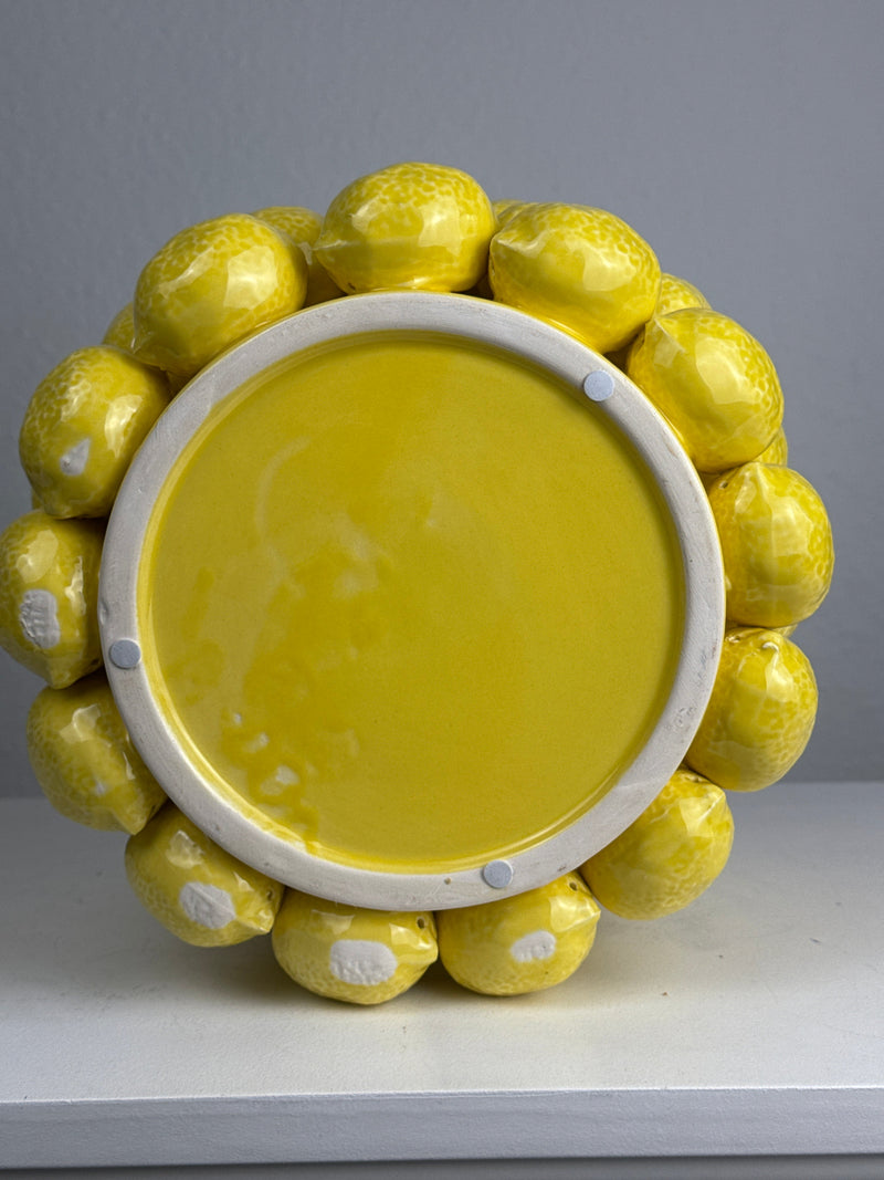 Vase Citron (Céramique Style Sicilien)