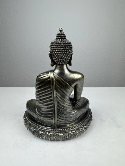 Statue de Bouddha Méditant (Finition bronze)