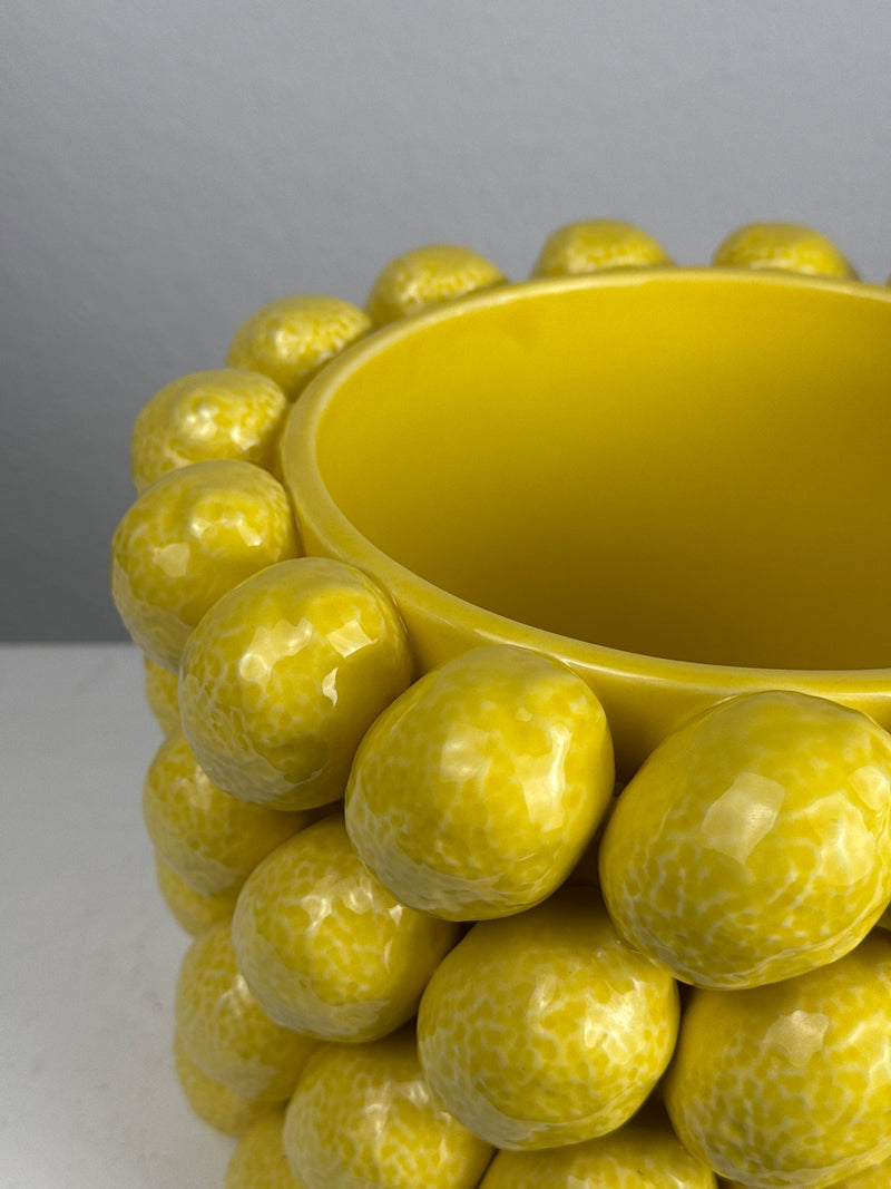 Vase Citron (Céramique Style Sicilien)