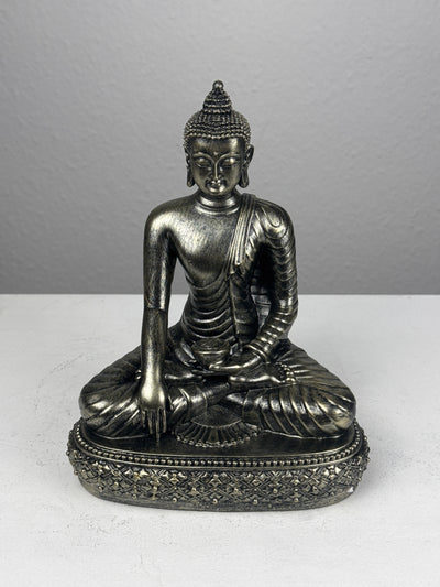 Statue de Bouddha Méditant (Finition bronze)