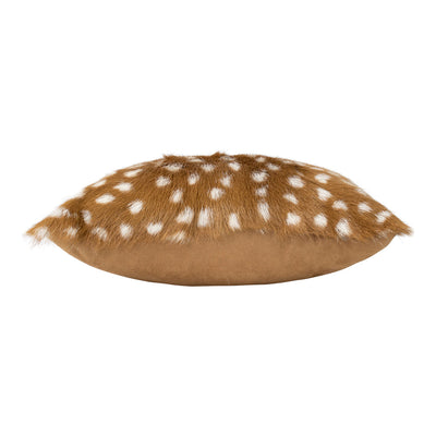 Coussin en Fourrure de Cerf Brun Tacheté (Capra aegagrus hircus)