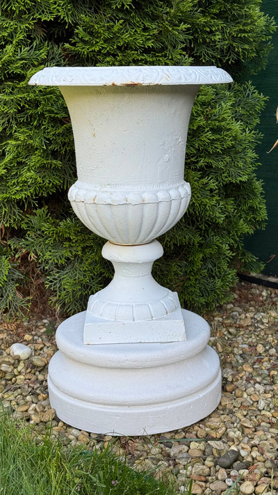 Paire de 2 Socles Ronds de Jardin (Bases pour Statues)