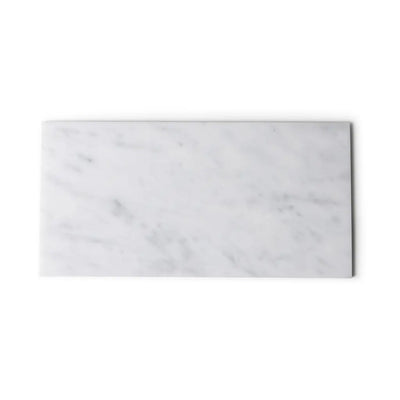 Plateau en Marbre Blanc (Grand)