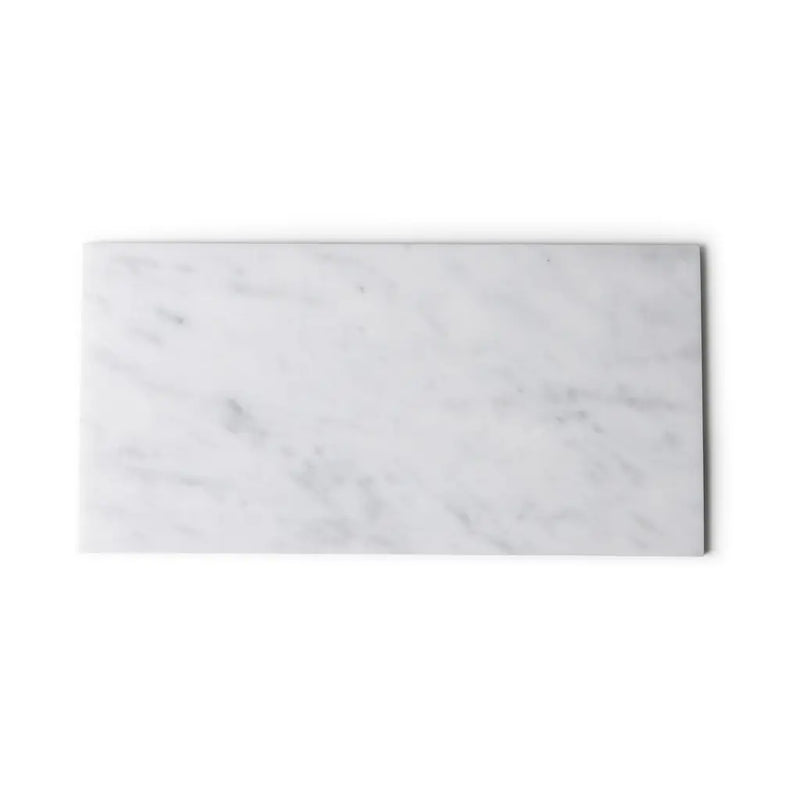 Plateau en Marbre Blanc (Grand)