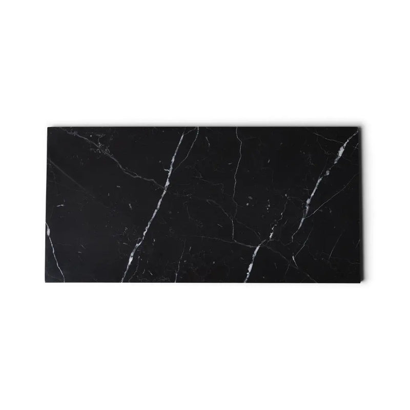 Plateau en Marbre Noir (Grand)