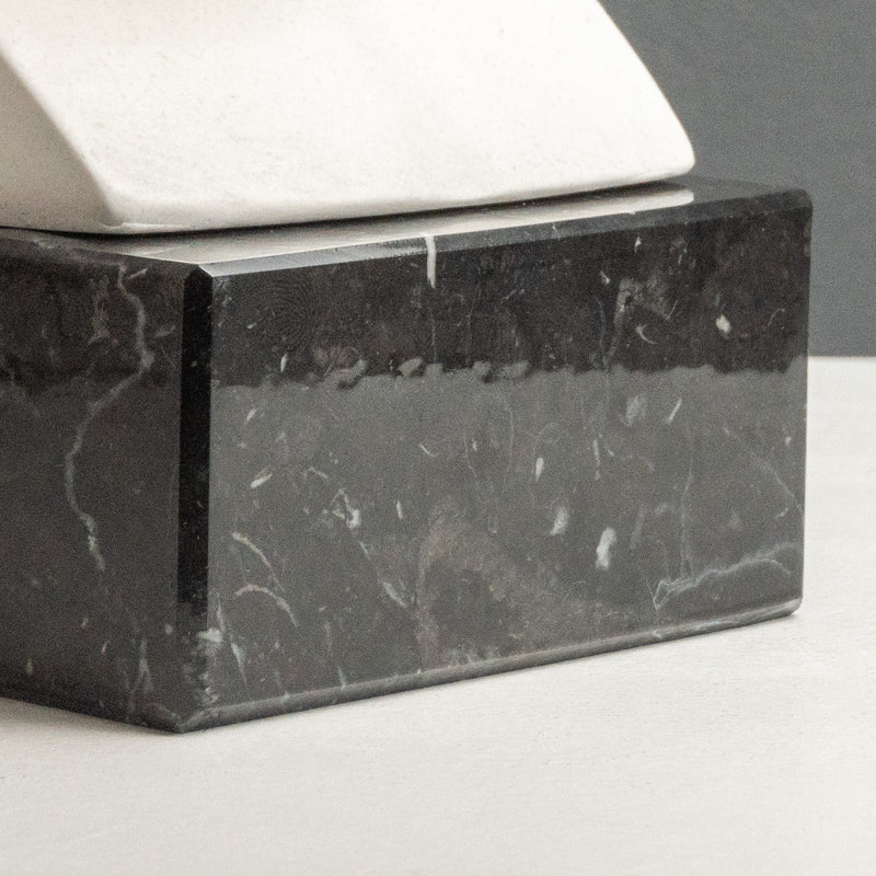 Buste de Washington sur Socle en Marbre Noir