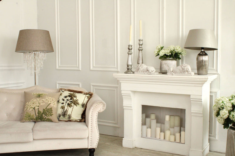 Palm Tree Velvet Cushion