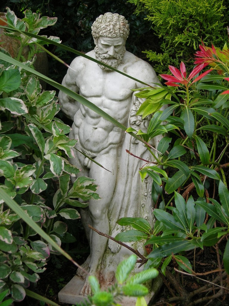 Statue Hercule Farnèse - sculpture en marbre