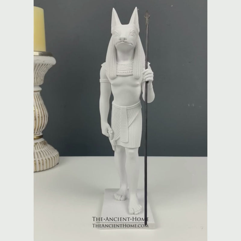 Sculpture Anubis - sculpture en marbre