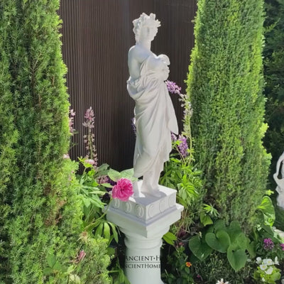 Statue de Virgile - sculpture en marbre