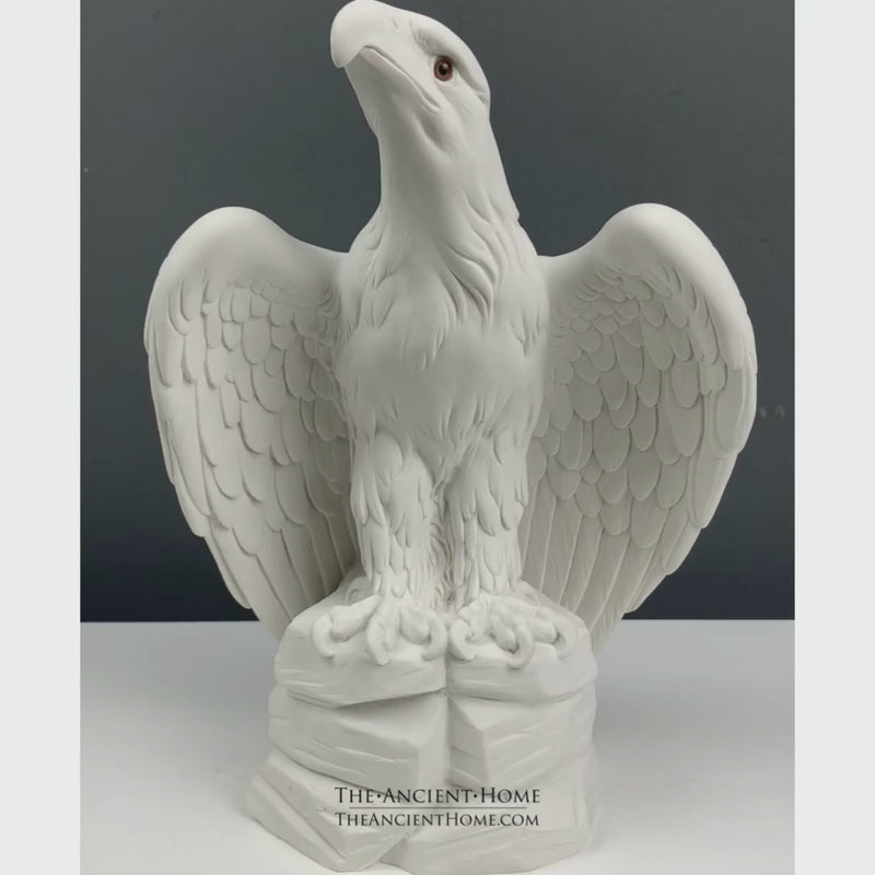 Statuette Aigle - sculpture en marbre