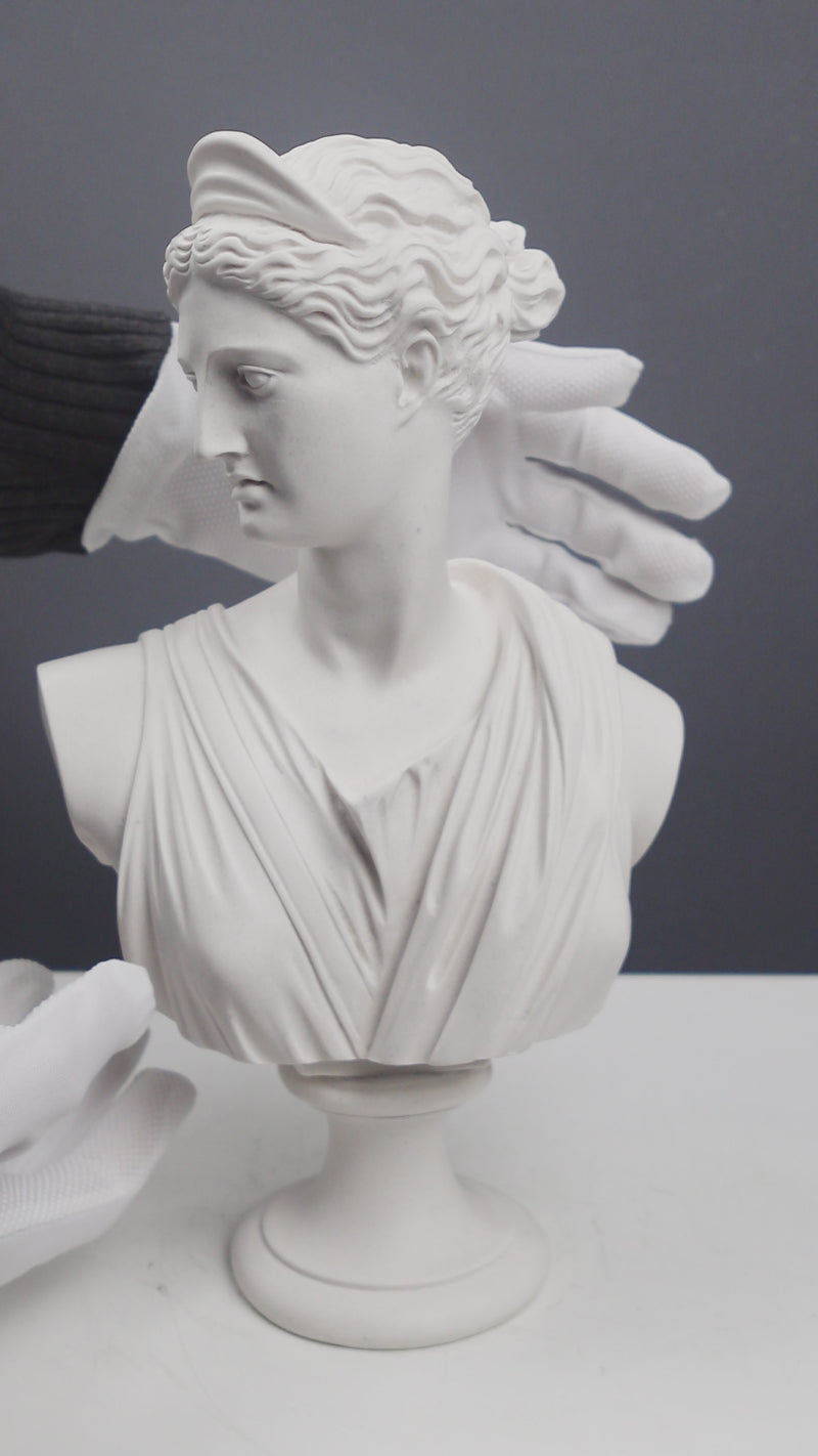 Bustes d’Apollon et Diane en Paire (Statues de Dieux Grecs)