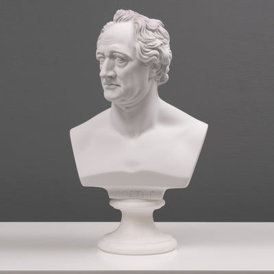 Buste de Goethe - sculpture en marbre