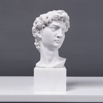 Buste de David (par Michel-Ange) - sculpture en marbre