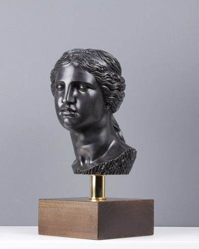 Buste d'Aphrodite - Déesse olympienne (bronze) - sculpture en marbre