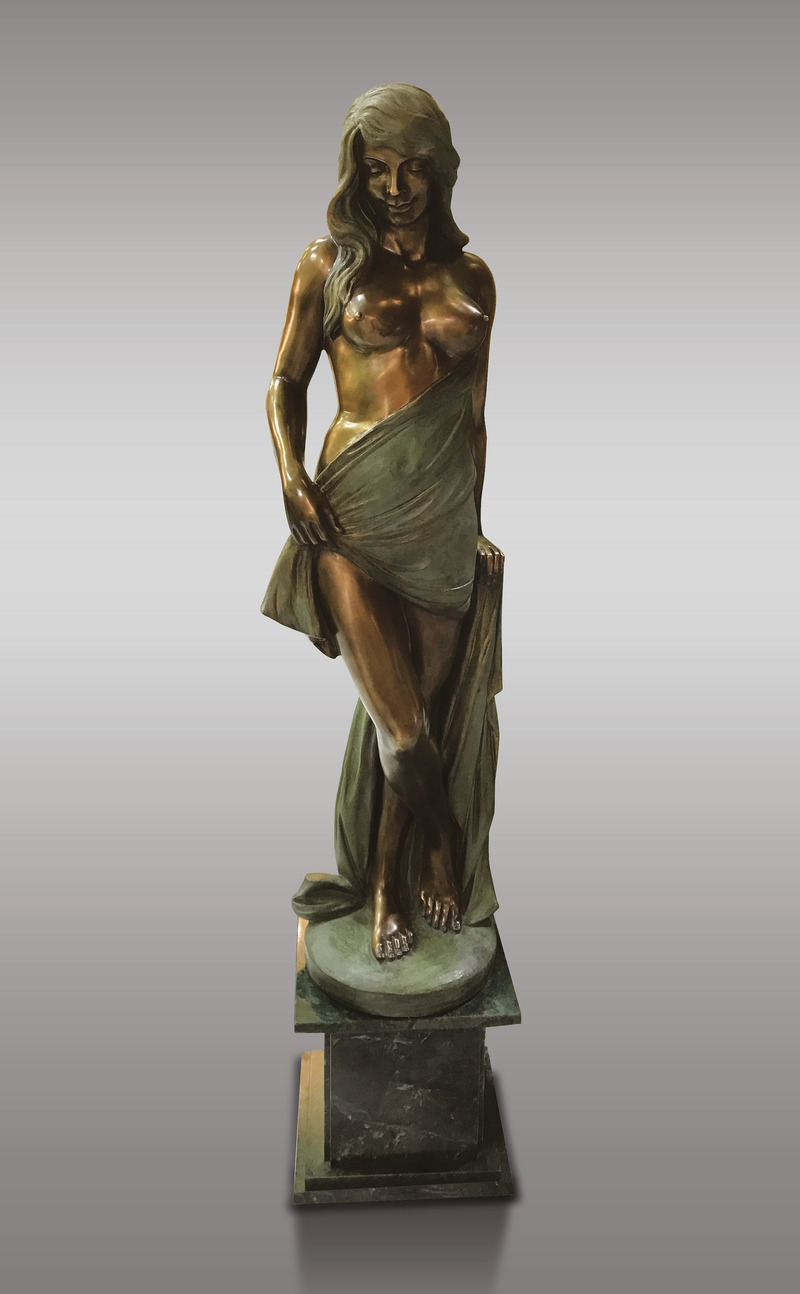 Statue de femme nue (grande) - sculpture en bronze