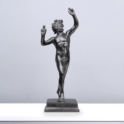Statue Faune dansant de Pompéi (petite taille) - sculpture en bronze