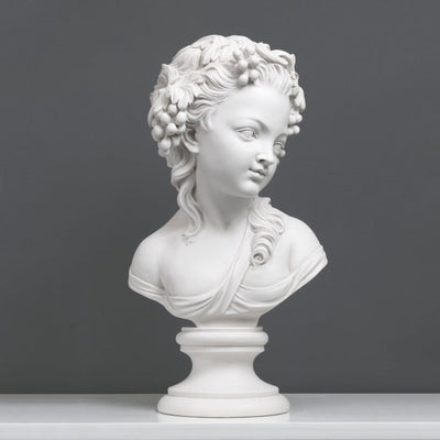 Buste de Jeune Femme - sculpture en marbre