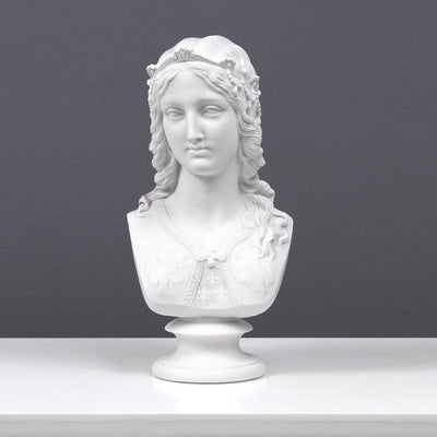 Buste d'une princesse - sculpture en marbre